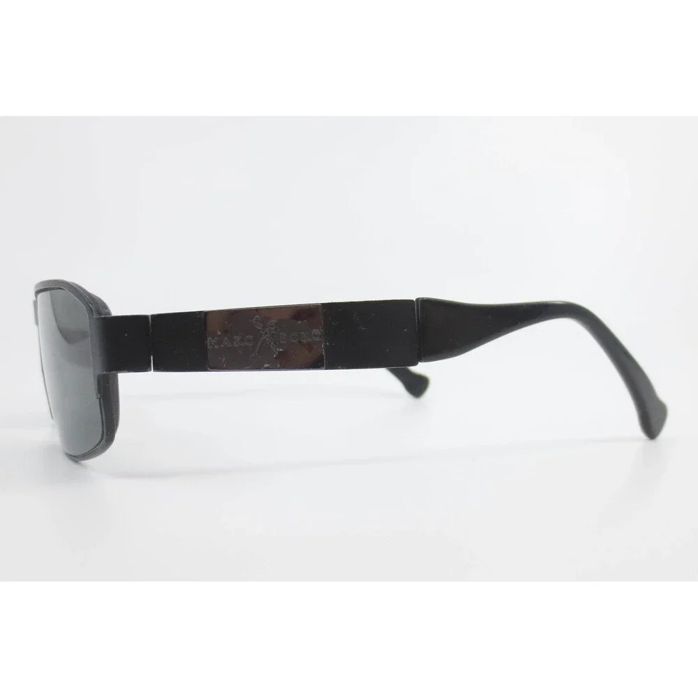 Marc Ecko Underdog Black Rectangular Metal Sunglasses 57-17-140 Mens Eyewear